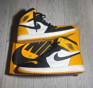 Jordan Brand × Nike jordan 1 taxi yellow toe size… - image 1