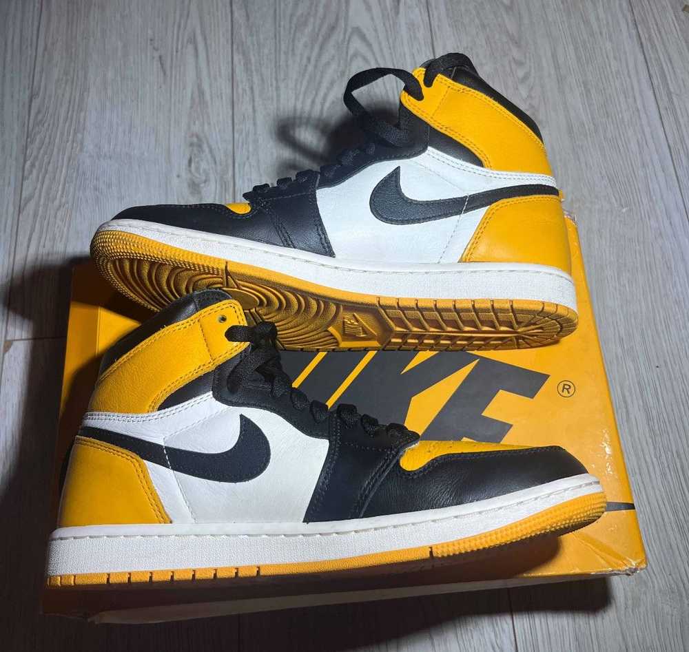 Jordan Brand × Nike jordan 1 taxi yellow toe size… - image 2