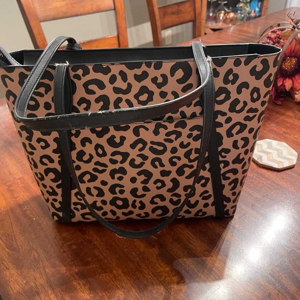 katespade purse leopard - image 2