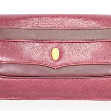 ★must de Cartier Cartier Clutch Bag Bordeaux Leat… - image 1