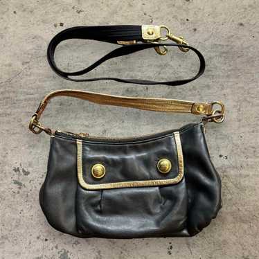 バッグ Coach Vintage 2-Way Leather Shoulder Bag Vintage Coach Bag. Black Leather Two Strap Adjustable Hobo