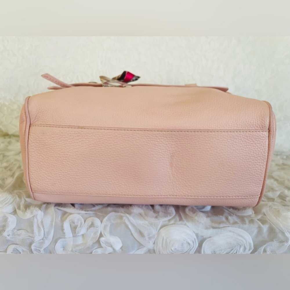 KATE SPADE light pink pebble leather boxy shoulde… - image 5