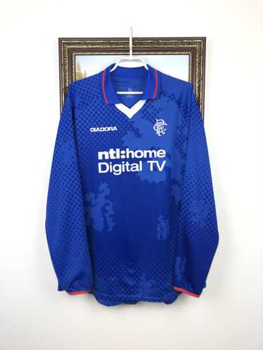 Soccer Jersey × Sportswear × Vintage Rangers foot… - image 1