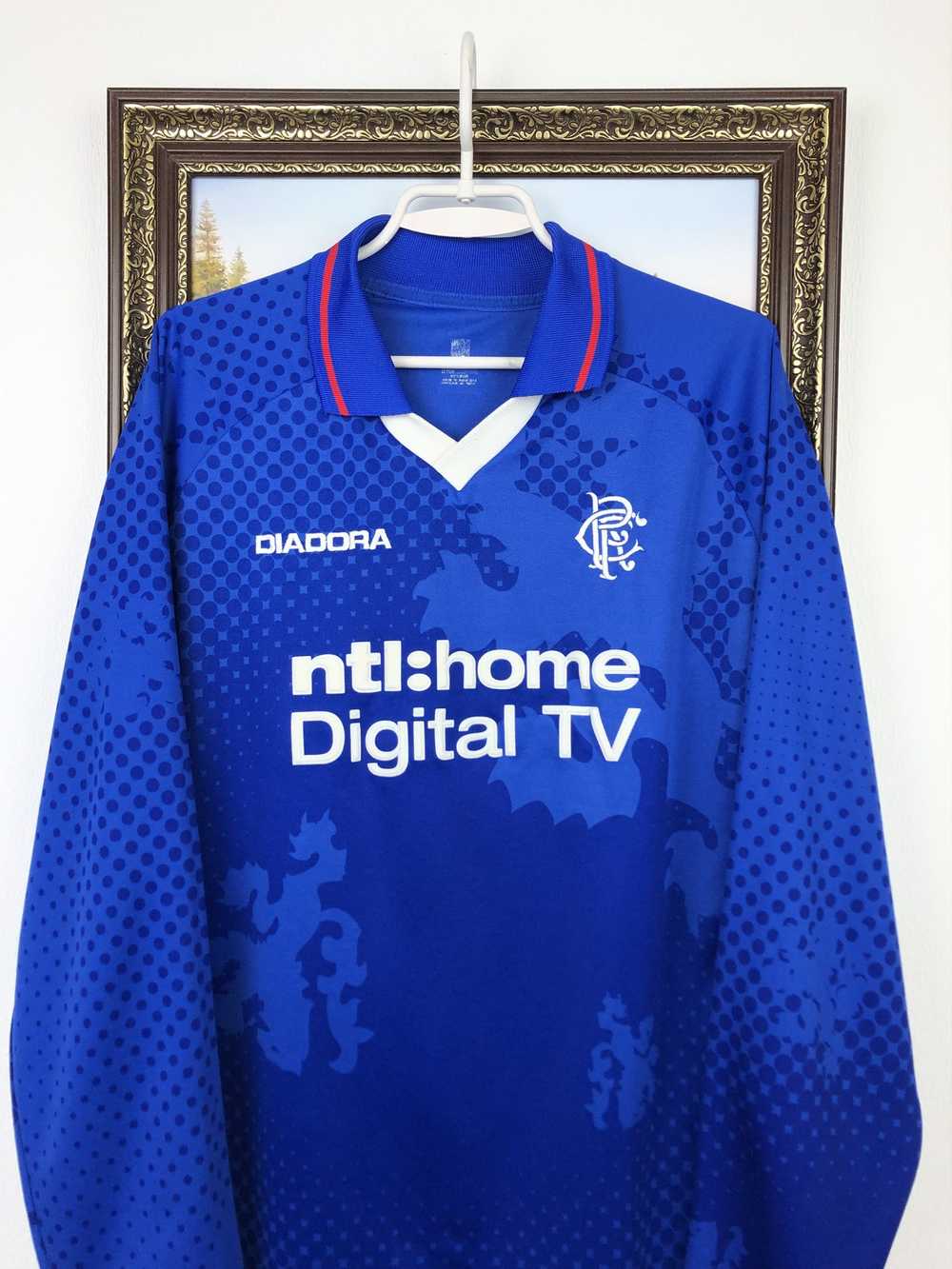 Soccer Jersey × Sportswear × Vintage Rangers foot… - image 2