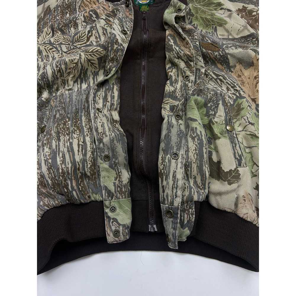 Vintage Cabelas Real Tree Camo Quilted Lined Insu… - image 5