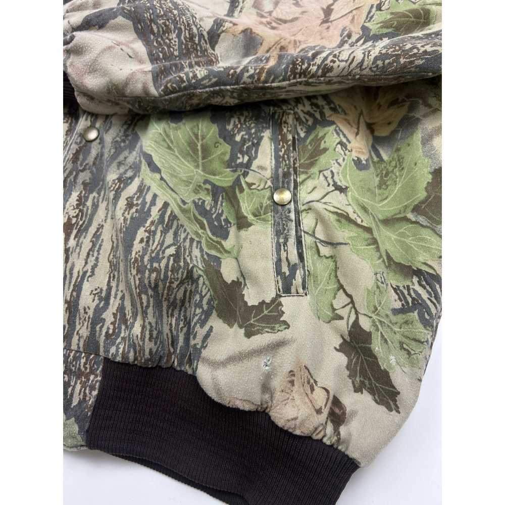 Vintage Cabelas Real Tree Camo Quilted Lined Insu… - image 6