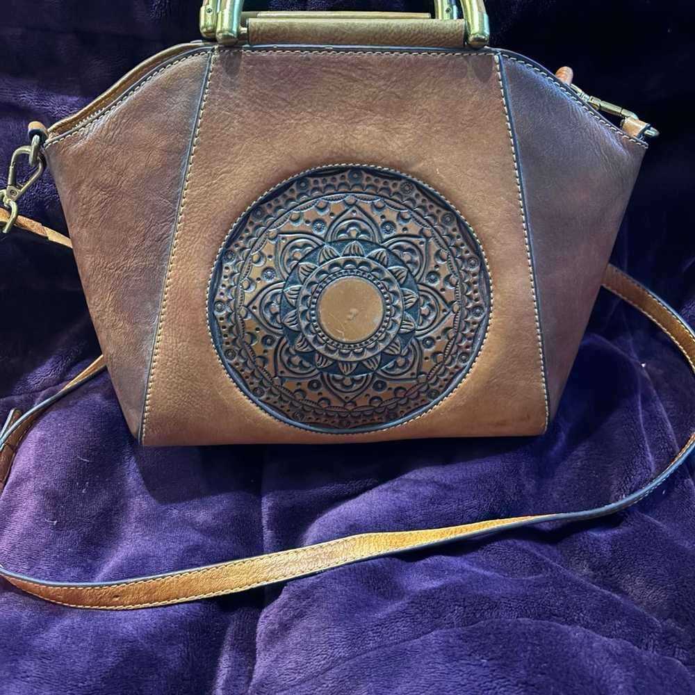 Beautiful leather Boho Purse - image 1