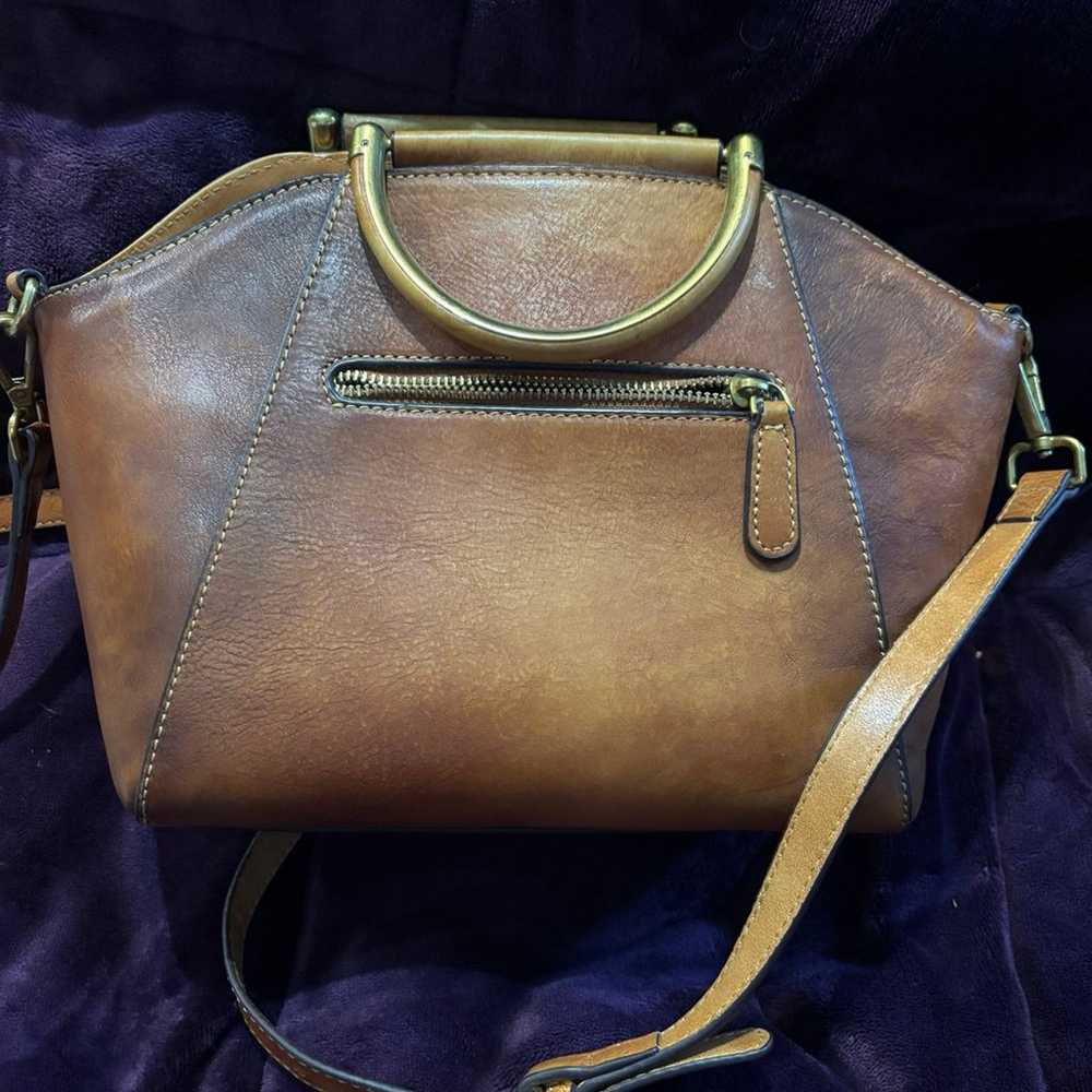 Beautiful leather Boho Purse - image 2