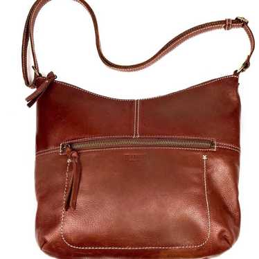 Margot Saddle Brown  Leather Crossbody Shoulder B… - image 1