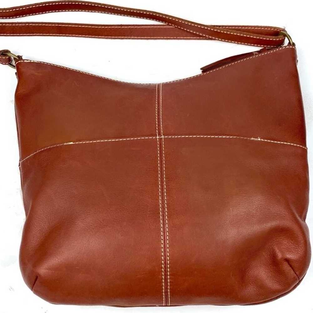 Margot Saddle Brown  Leather Crossbody Shoulder B… - image 2