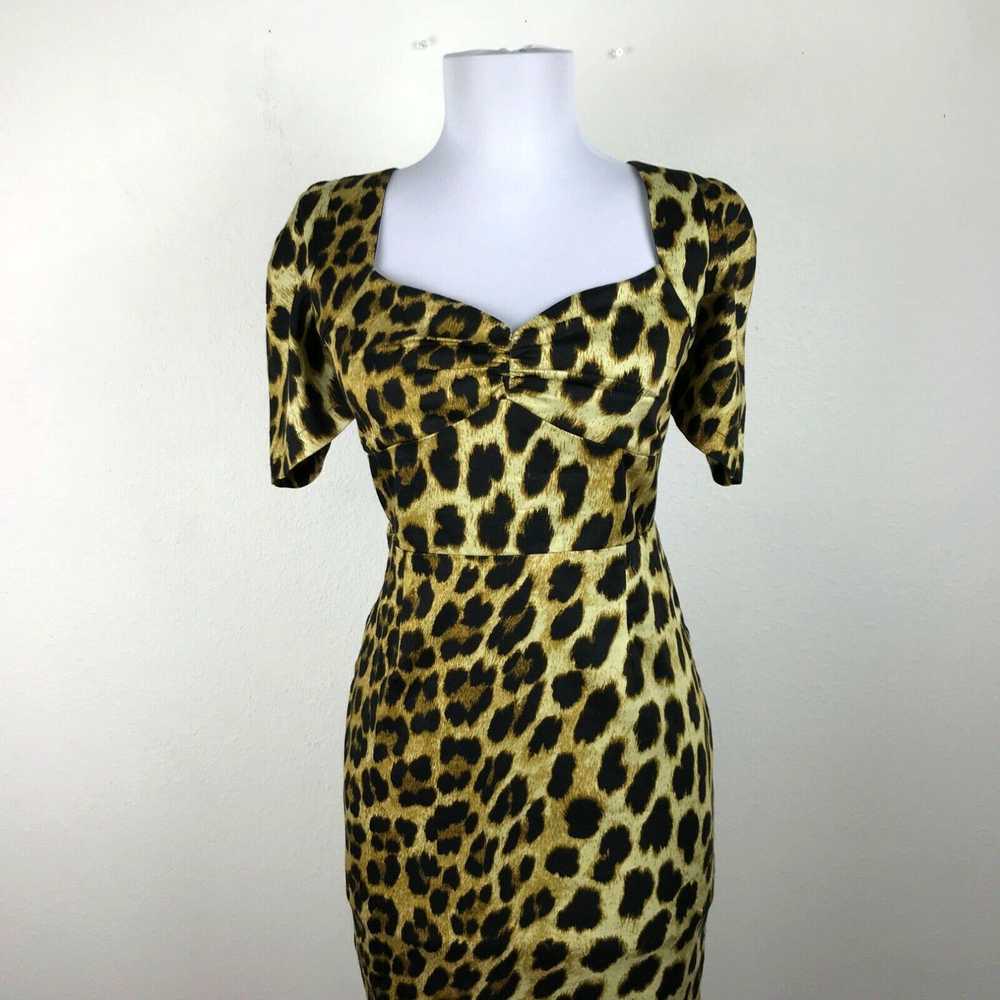 Boohoo Boohoo Dress Size US 4 Maggie Leopard Pint… - image 3