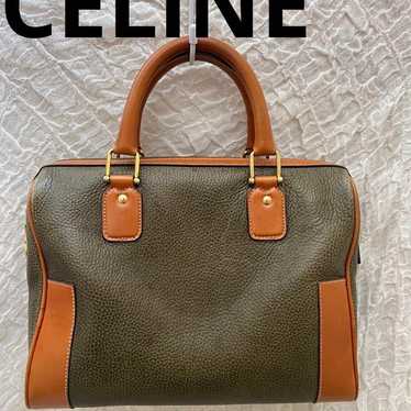 Celine Mini Boston Bag Mini Boston Brown Khaki Han