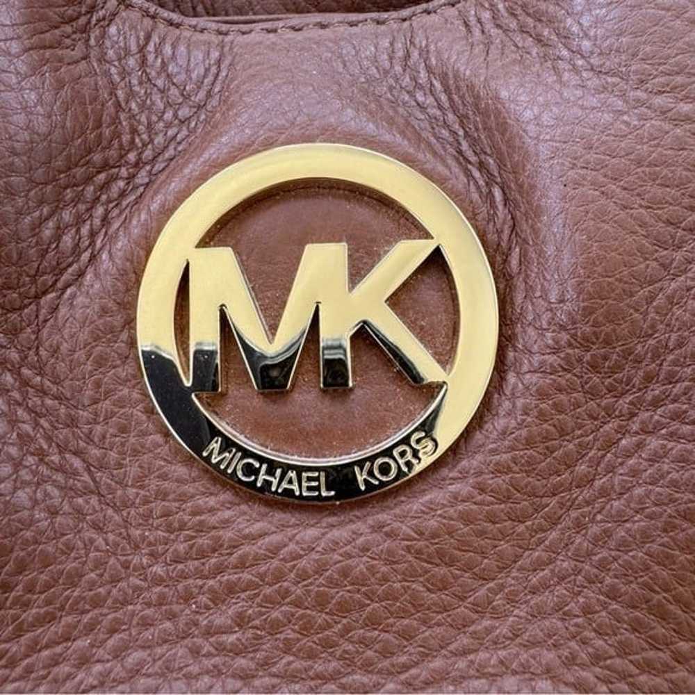 Michael Michael Kors Leather Large Hobo Satchel G… - image 12