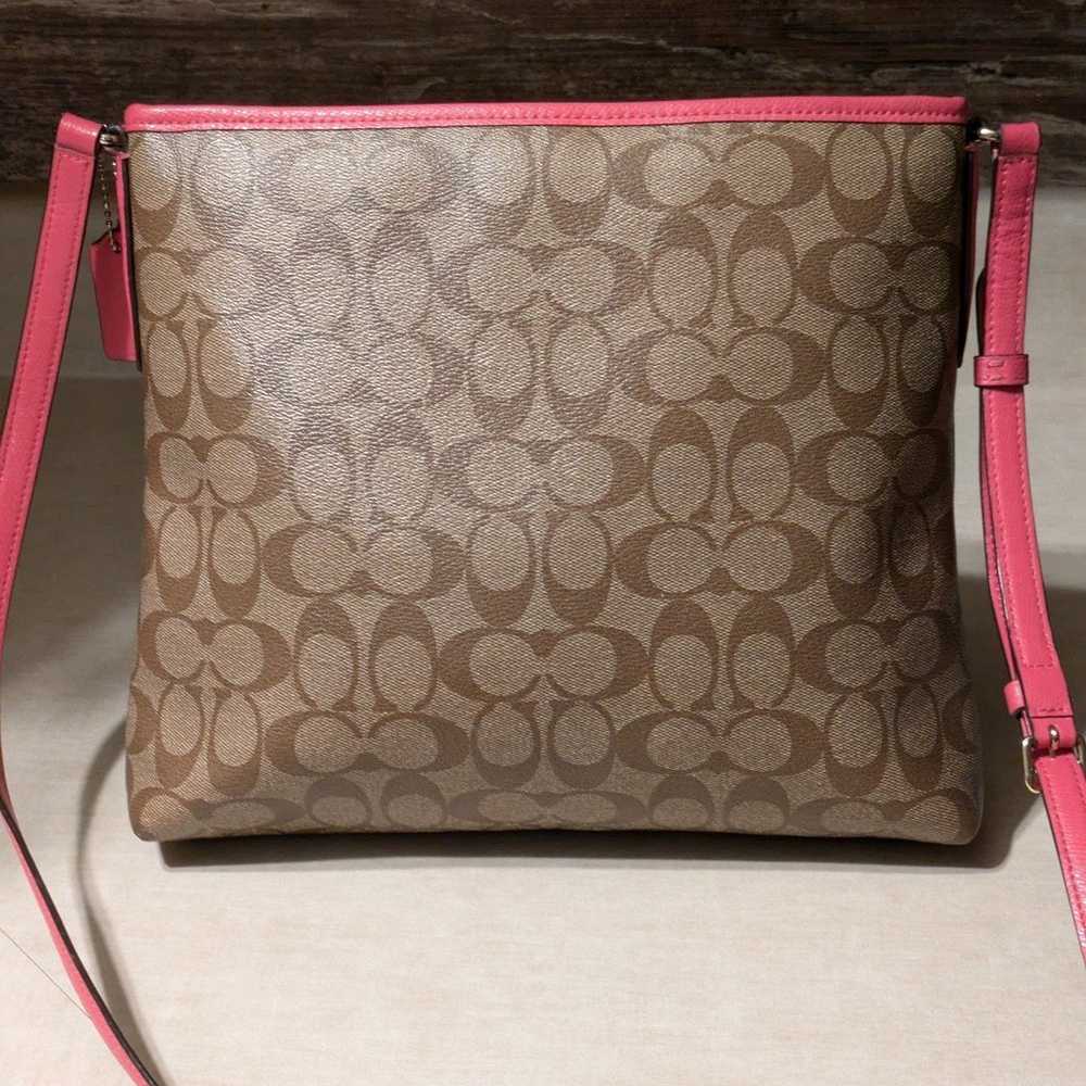 Coach Gorgeous Signature Leather File Crossbody B… - image 7