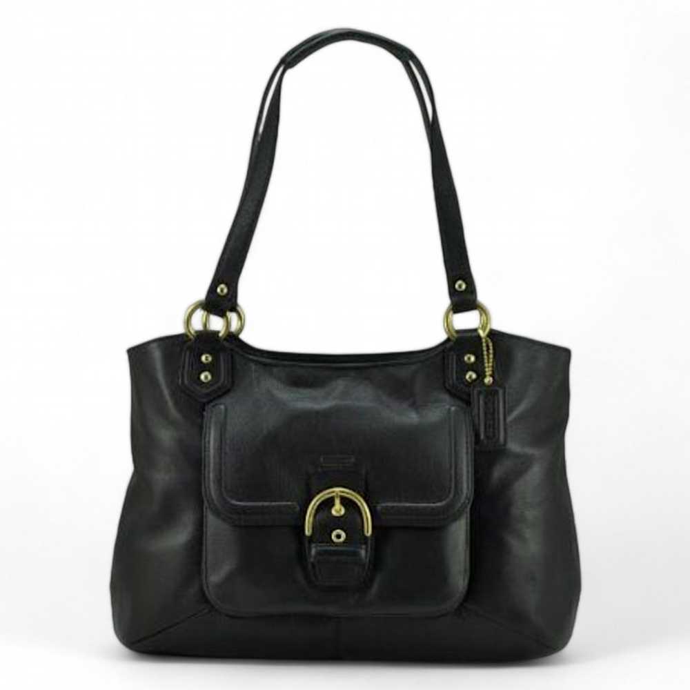 Coach Vintage Campbell Belle Leather Handbag Tote… - image 1