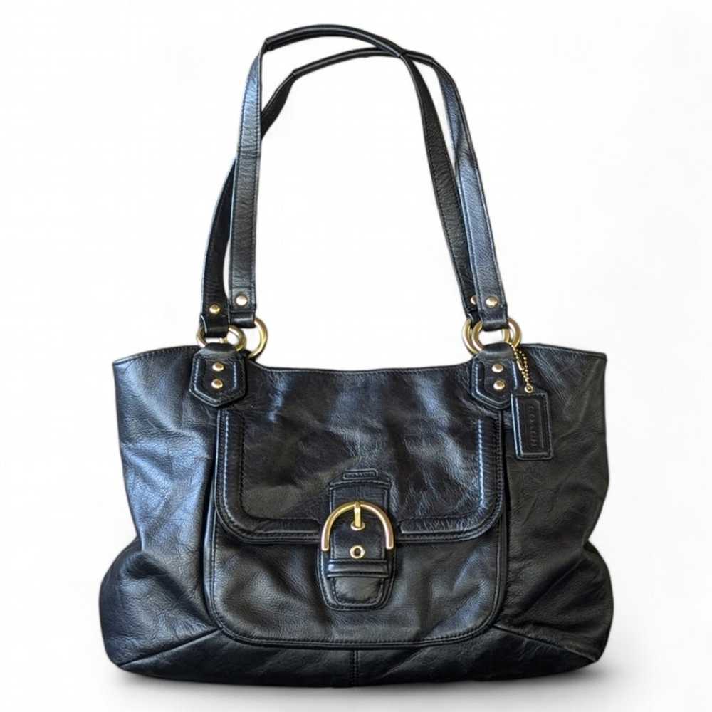 Coach Vintage Campbell Belle Leather Handbag Tote… - image 2