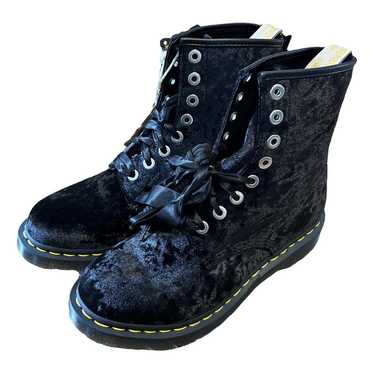 Dr. Martens 1460 Pascal (8 eye) velvet boots - image 1