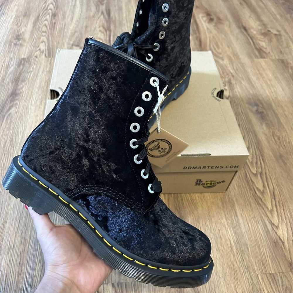 Dr. Martens 1460 Pascal (8 eye) velvet boots - image 6