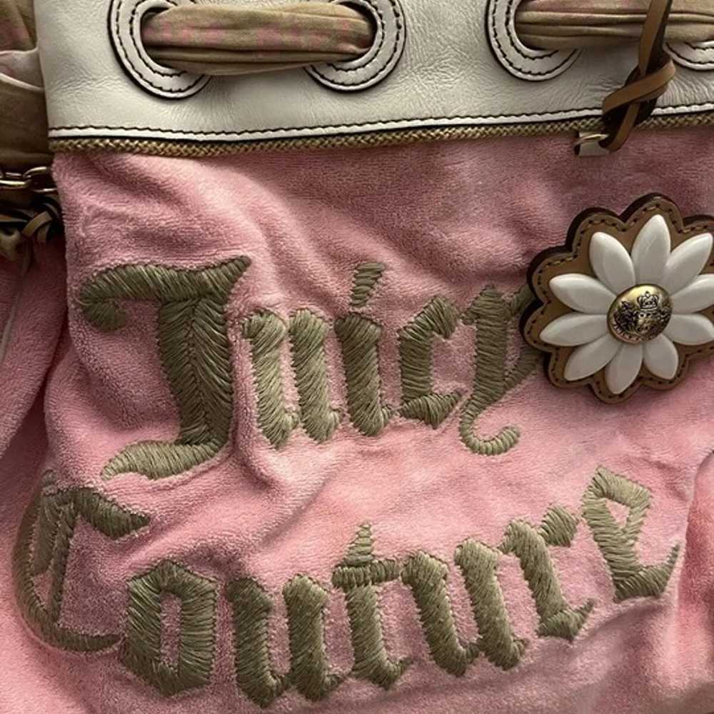 JUICY COUTURE Daisy Terry Cotton Tote Handbag & W… - image 2