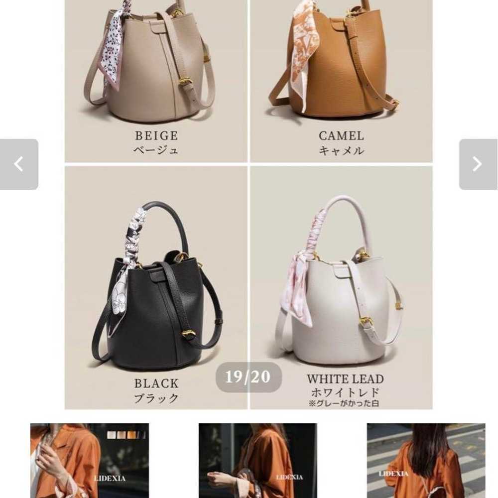 Sofia Cowhide Bucket Bag - image 7