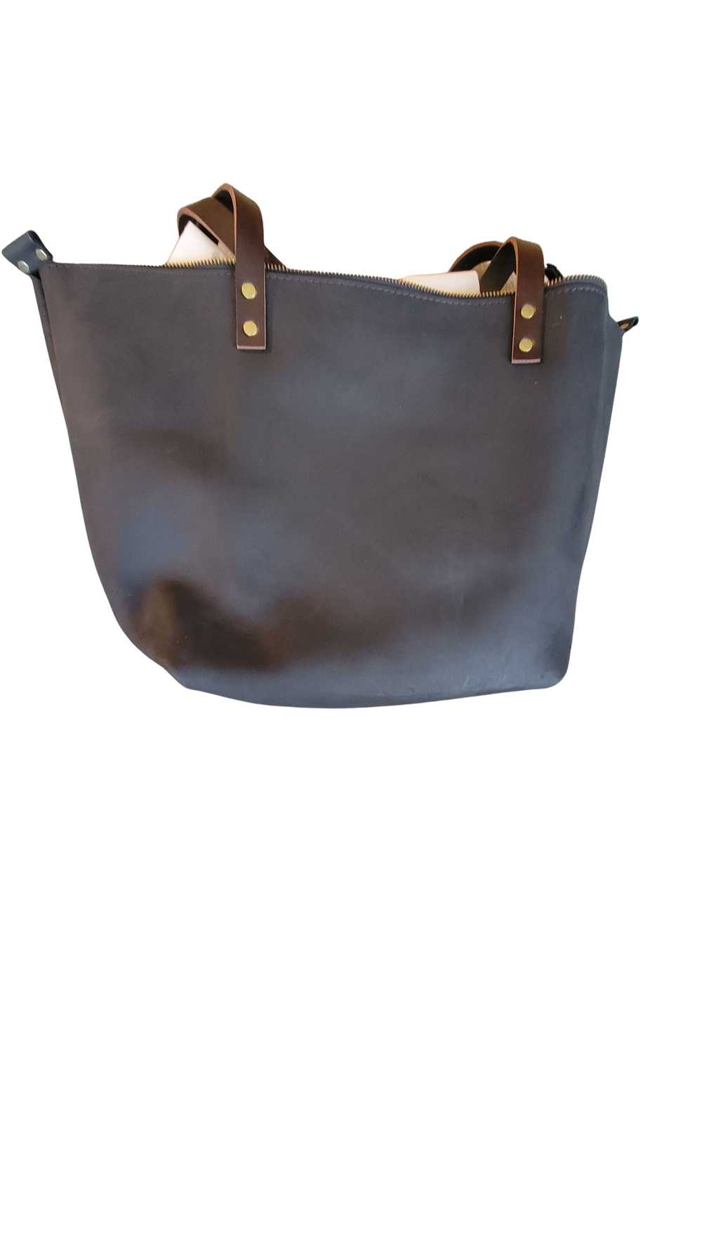 Portland Leather Leather Tote Bag - image 4