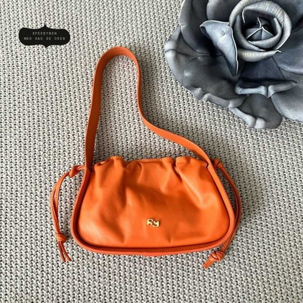 Yuzefi Papaya Mini Scrunch Bag - image 1