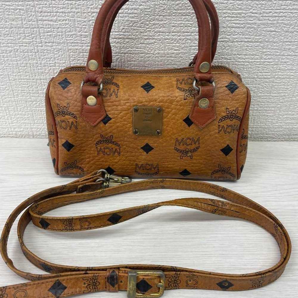 MCM Mini Boston Shoulder Bag 2way - image 1