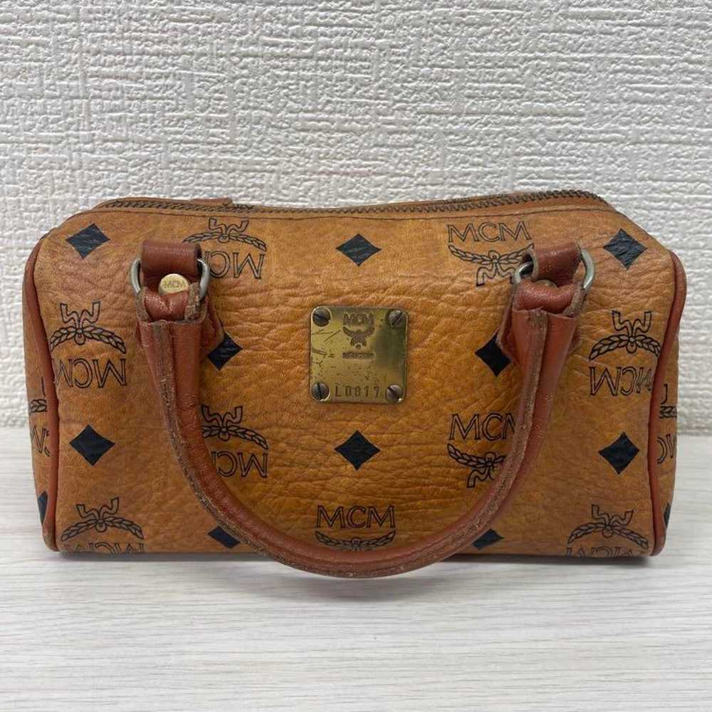 MCM Mini Boston Shoulder Bag 2way - image 4