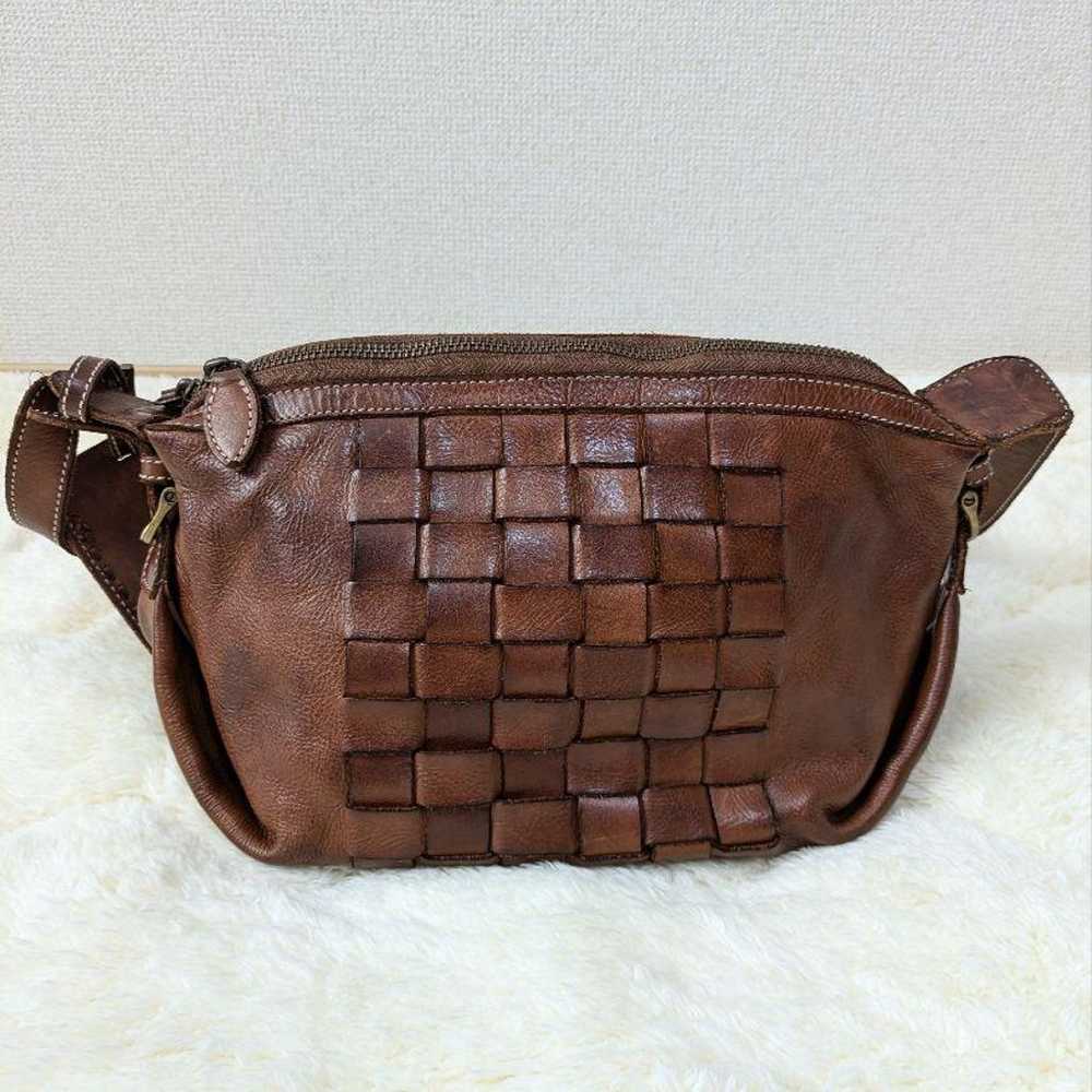 DAKOTA Shoulder Bag Woven Leather - image 3