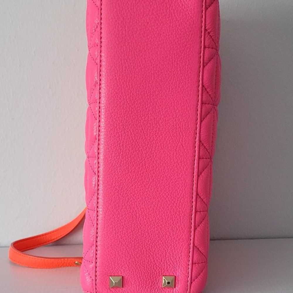 Kate Spade New York Neon Pink And Orange Leather … - image 3