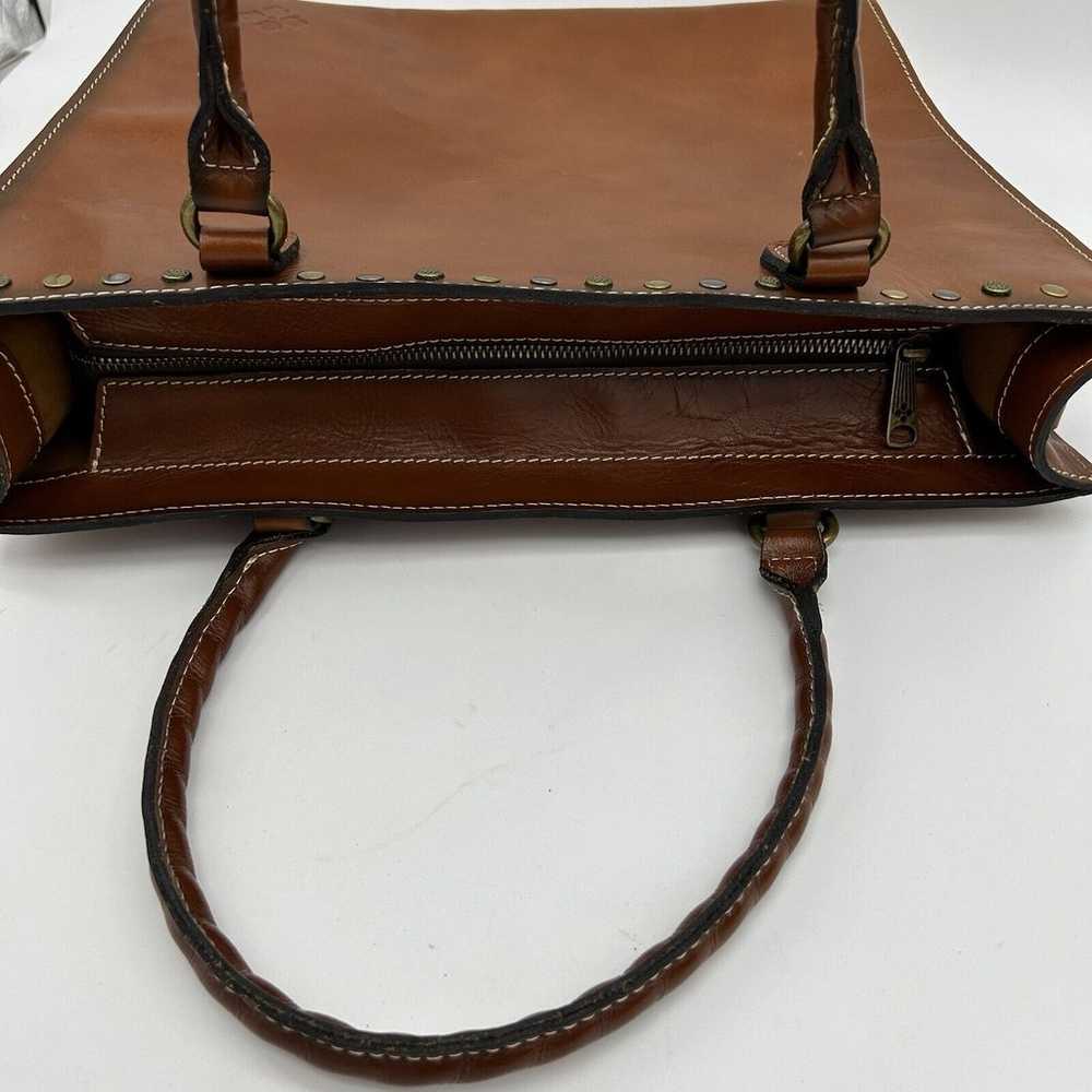 Patricia Nash Zancona Tote Brown Purse Leather St… - image 10