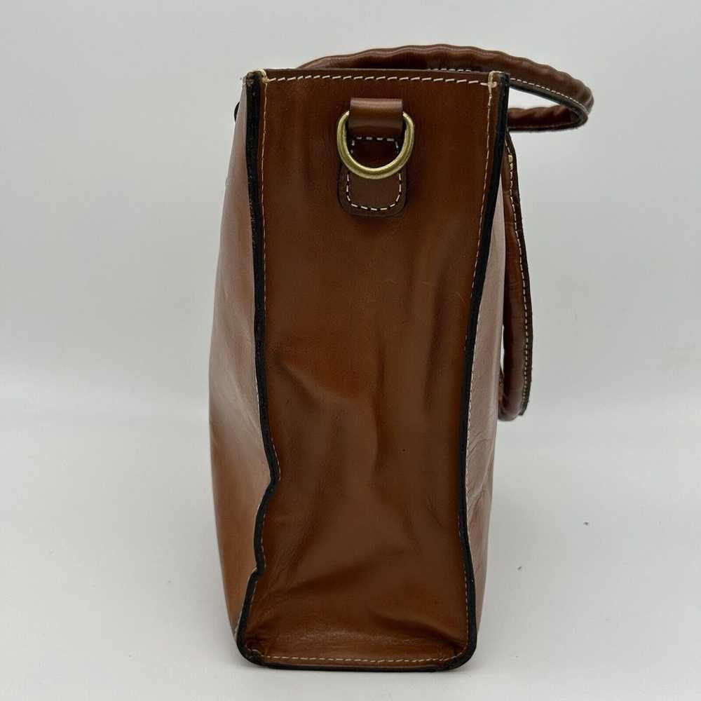 Patricia Nash Zancona Tote Brown Purse Leather St… - image 3