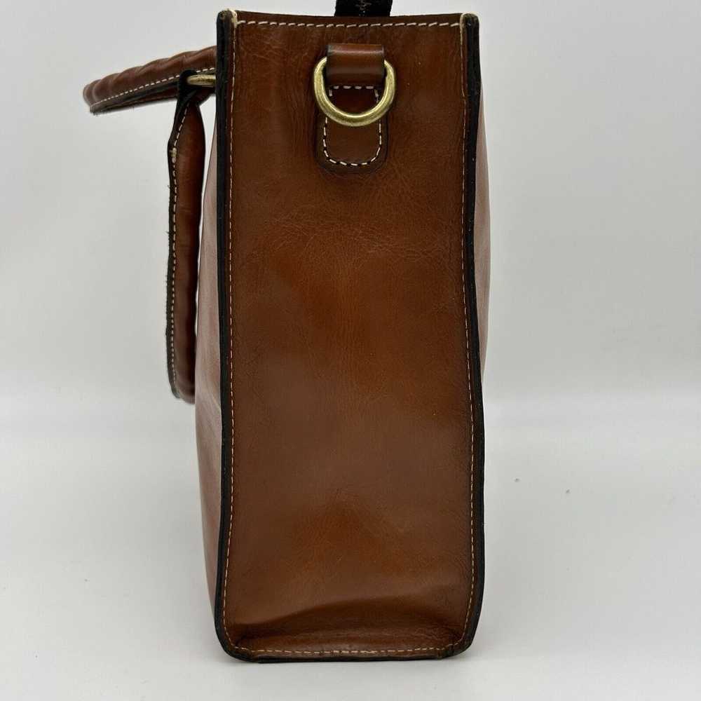 Patricia Nash Zancona Tote Brown Purse Leather St… - image 4