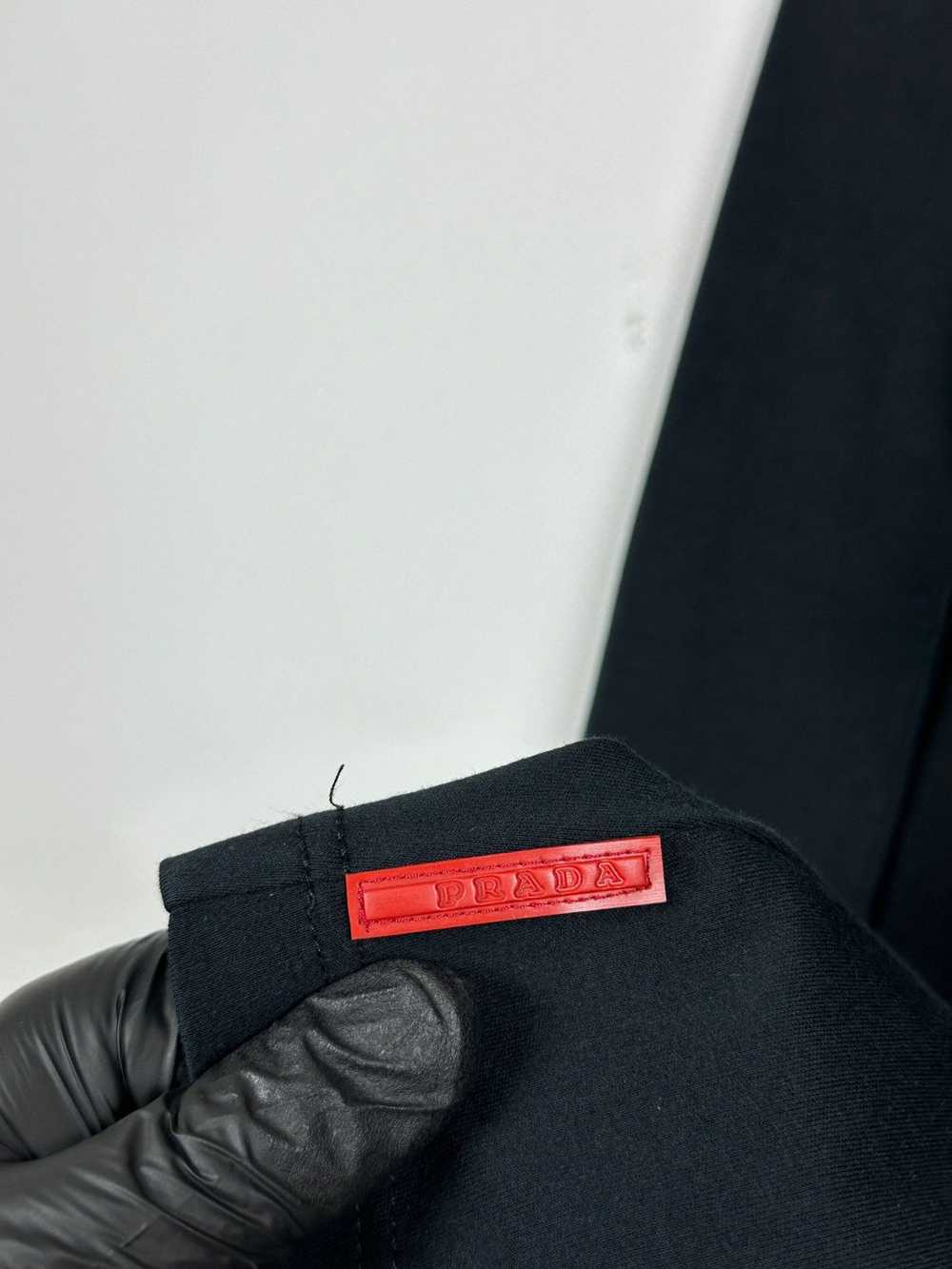 Prada × Vintage Vintage Prada Red Tab Black Long … - image 10