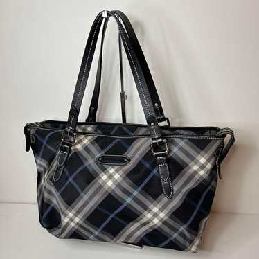 BURBERRY BLUE LABEL Nova Check Handbag Tote Bag - image 1