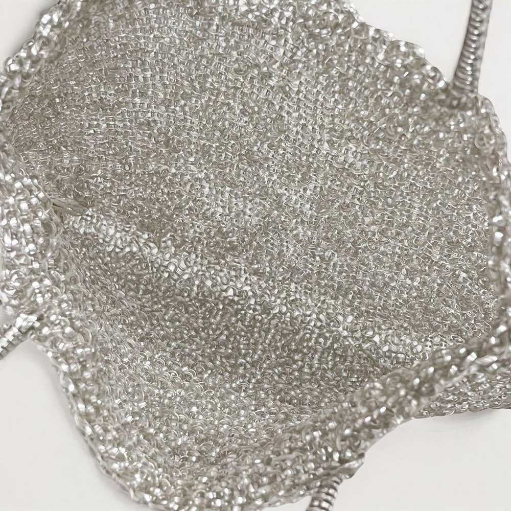 Anteprima Square Large Silver Wire Bag Tote Bag - image 11