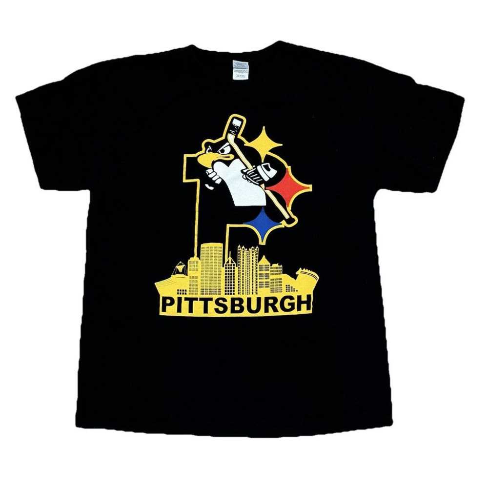 Gildan × NFL × NHL Pittsburgh Sports Teams T-Shir… - image 5