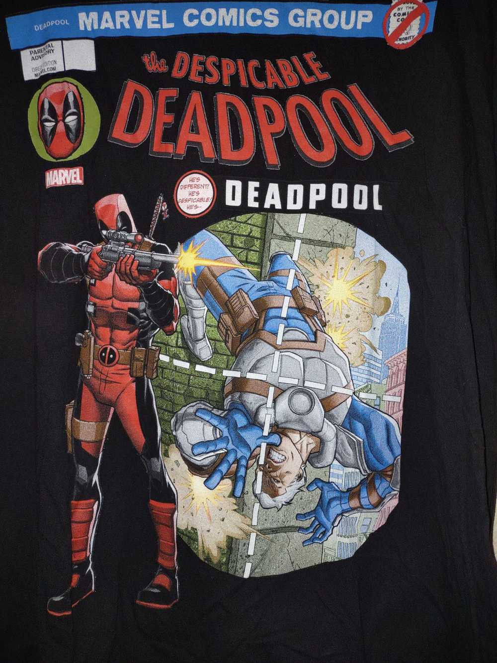 Marvel Comics Deadpool comic book cover shirt - image 2