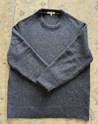 Alex Mill Wool Sweater in Navy Donegal