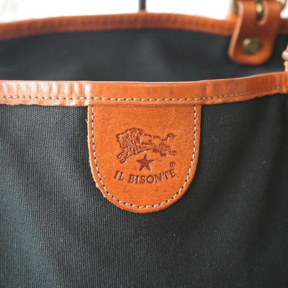 【Excellent Condition】IL BISONTE Tote Bag Leather … - image 7