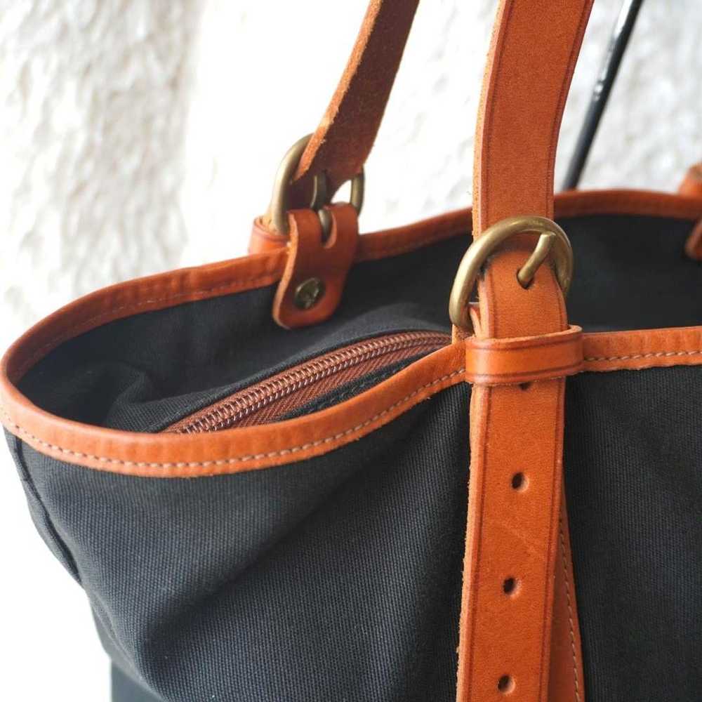 【Excellent Condition】IL BISONTE Tote Bag Leather … - image 9