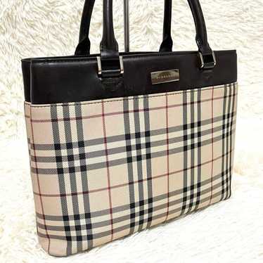 Burberry＊Hand Nova Check Honey Beige Plate