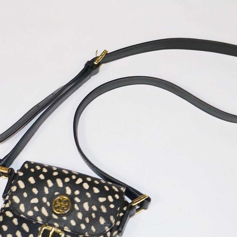 Tory Burch Kerrington Spotted Mini Saddle Bag - image 9