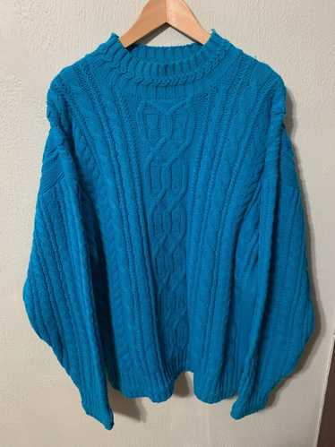 Coloured Cable Knit Sweater × Vintage Vintage Inte