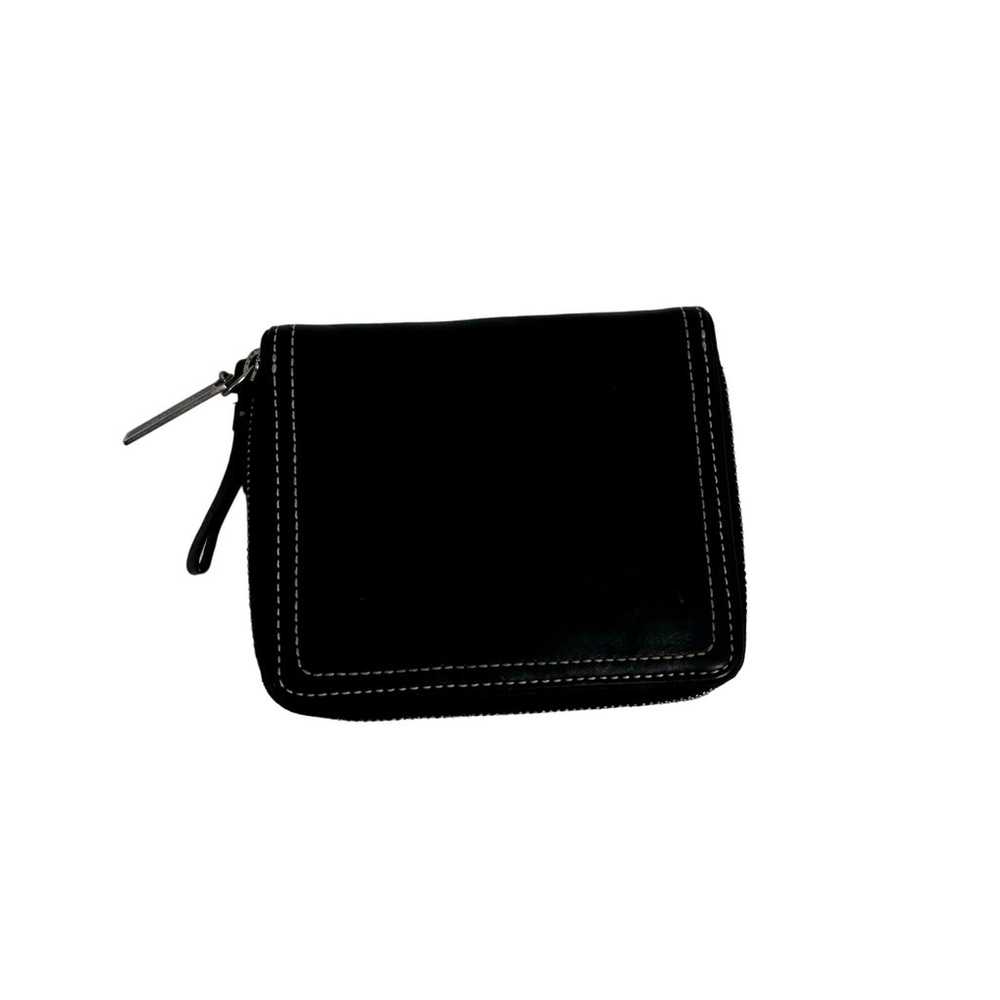 Coach Black Leather Snap and Zip Wallet Billfold … - image 2