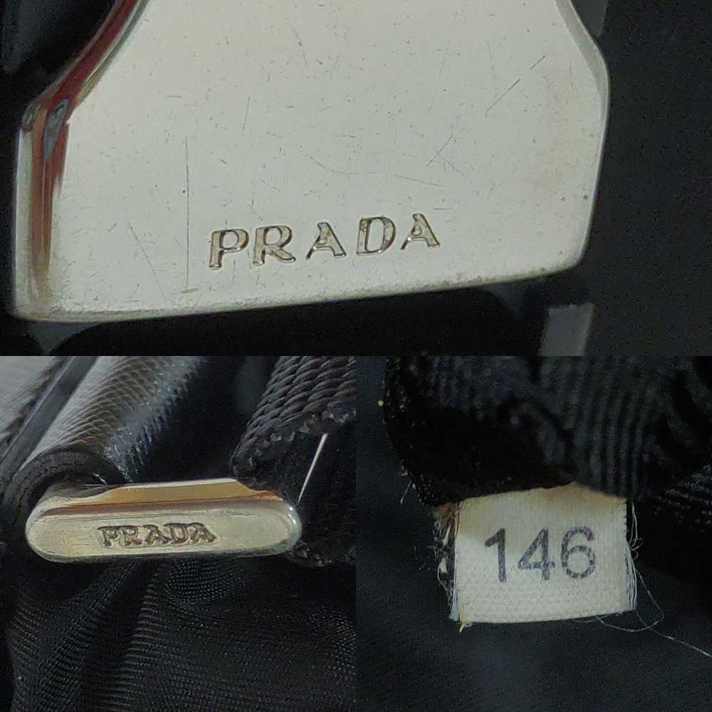 【Excellent condition】Prada shoulder bag Leather x… - image 10