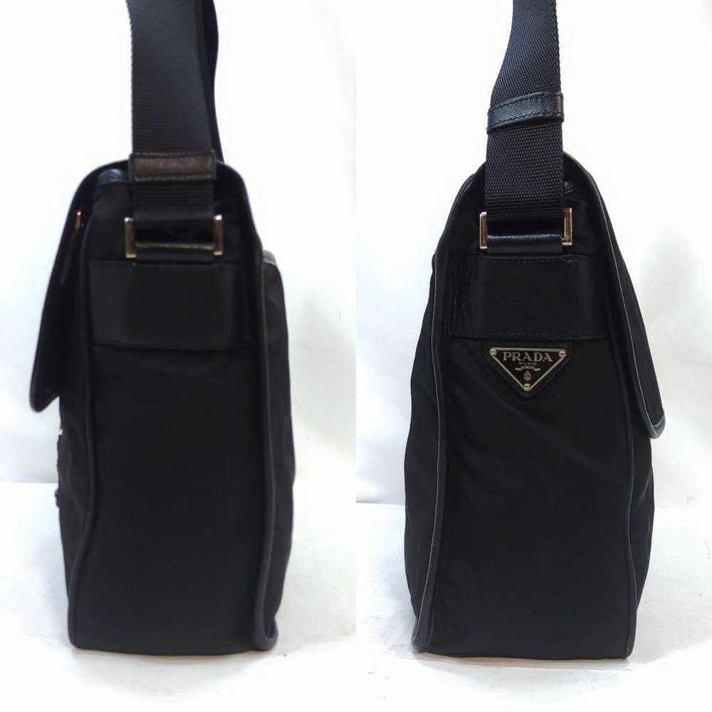 【Excellent condition】Prada shoulder bag Leather x… - image 3