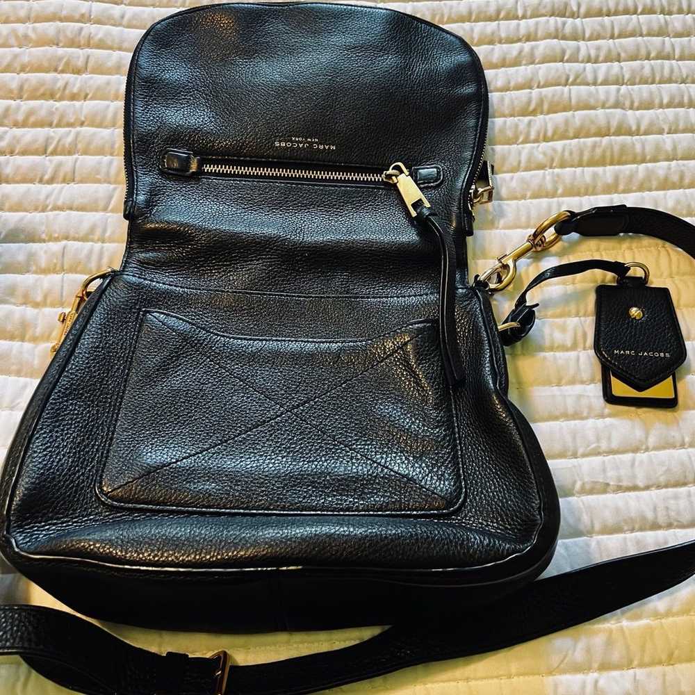 MARC JACOBS Leather Saddle Bag Crossbody - image 9