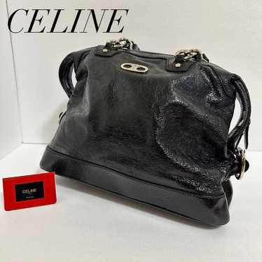 【Excellent Condition】CELINE Enamel Crack Coated T… - image 1