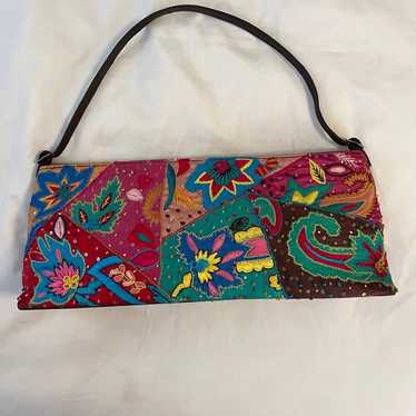 Vintage Marco Santi sequin beaded purse clutch em… - image 1